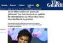 Elecciones 2025: la prensa internacional reaccionó a la victoria de La Libertad Avanza
