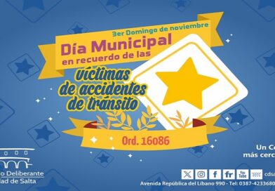 Este domingo se conmemora el Día Municipal en Recuerdo de las Víctimas de Accidentes de Tránsito
