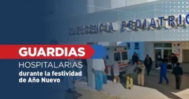 Durante la festividad por Año Nuevo los servicios de salud atenderán con guardias
