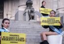 Protesta de Greenpeace en el Congreso: detienen a ambientalistas y agreden a periodistas