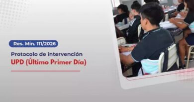 Protocolo UPD 2026: Cuidado del entorno escolar, responsabilidad familiar y potenciales sanciones