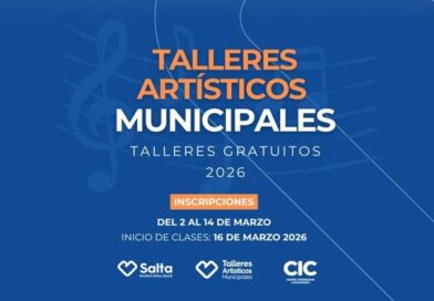 Iniciaron las inscripciones para los Talleres Artísticos Anuales Municipales