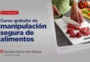 La próxima semana se dictará un curso presencial de manipulación de alimentos