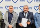 Veteranos de Malvinas recibieron obleas de estacionamiento gratuito