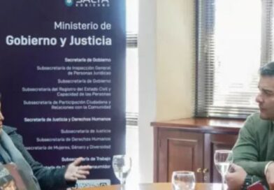 El ministro Ignacio Jarsún recibió a Mariana Aranda