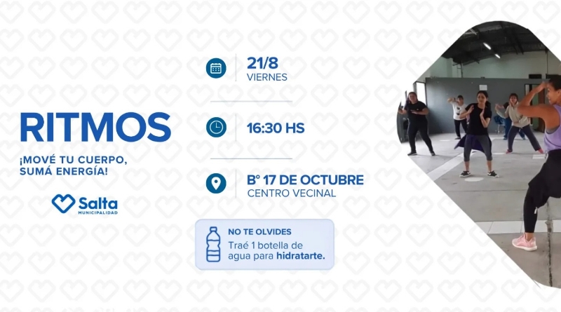 ¡Mové tu cuerpo, sumá energía! Se viene un nuevo Encuentro de Ritmos