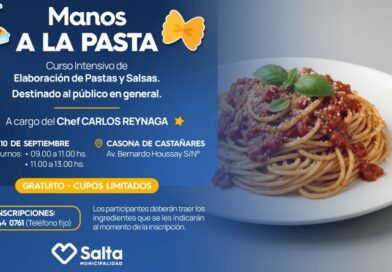 Llega un Curso Intensivo para aprender a preparar «Pastas y Salsas»