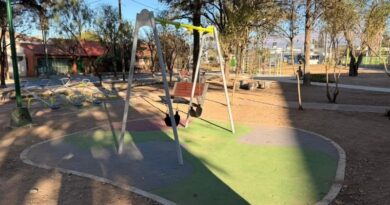 Renovación total: vecinos de zona sur ya disfrutan de la plaza Cabo Dennis Ruiz