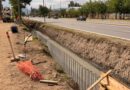 Plan Vial Zona Sur: se construye un nuevo canal pluvial en el ingreso al barrio Sta. Ana