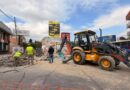 La Municipalidad inició obras de bacheo en Pje. Baigorria y Av. Jujuy