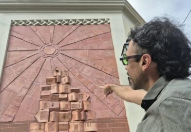 Apacheta, el mural cerámico que rinde homenaje a la arquitectura de Salta