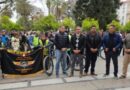 Integrantes de Motoristas de Emergencia Policial y de Seguridad Urbana peregrinaron hasta la Catedral Basílica