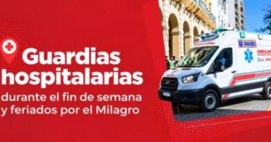 En guardias hospitalarias capitalinas fueron asistidos más de 3500 pacientes este fin de semana largo del Milagro Salteño