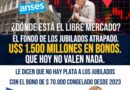 QUEBRÓ ALBANESI. ANSES PUSO LA PLATA DE LOS JUBILADOS.