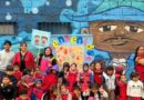 Jardineritos participaron de una plantación en la plaza del barrio Solís Pizarro