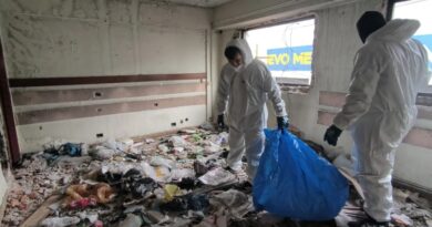 La Municipalidad realizó el saneamiento total del edificio abandonado en 20 de Febrero 54