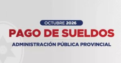 Administración Pública Provincial : el sábado 31 de octubre se pagarán los sueldos y la Compensación Transitoria